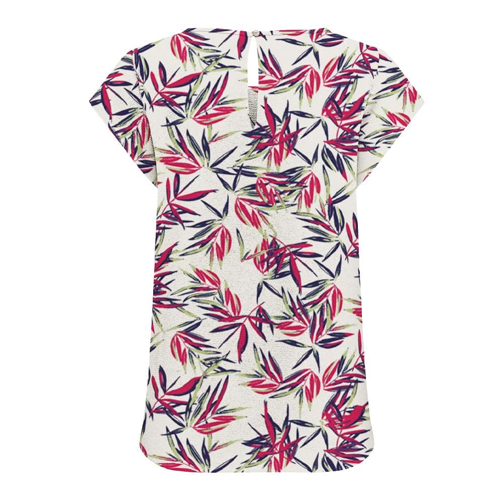 Top Écru/Rose à motifs Femme Only Nova 2