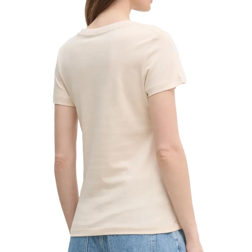 T-shirt Beige Femme Calvin Klein Jeans Gradient 2