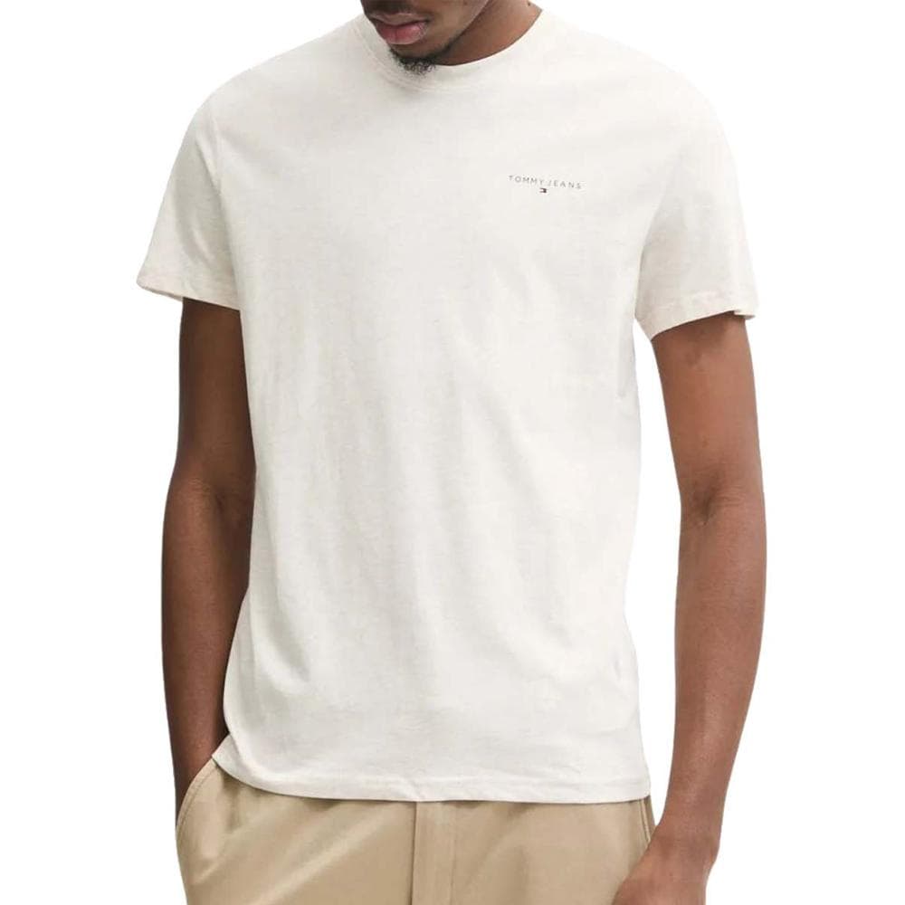 T-shirt Blanc Homme Tommy Hilfiger Linear 88 1