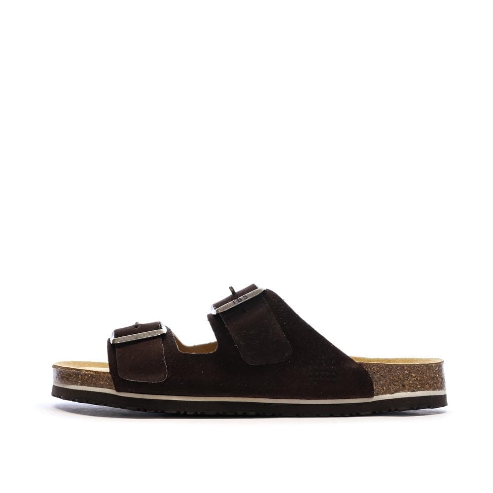 Sandales Marron Homme TBS Mule Cow Split Suede Quatar 1