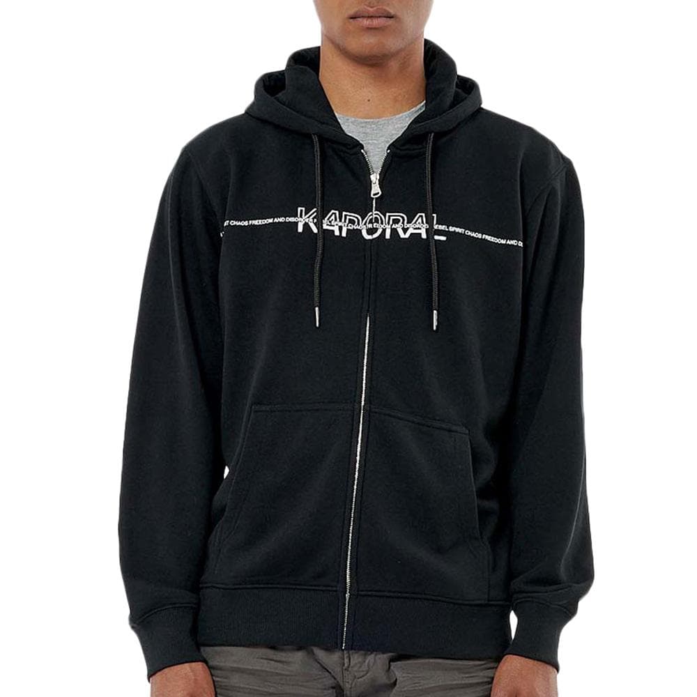 Sweat à Capuche Noir Homme Kaporal ROLAN 1