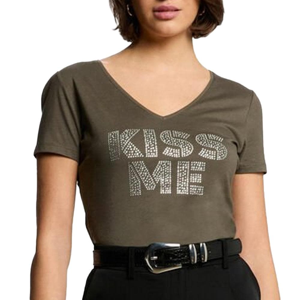 T-Shirt Kaki Femme Morgan DBISOU 1