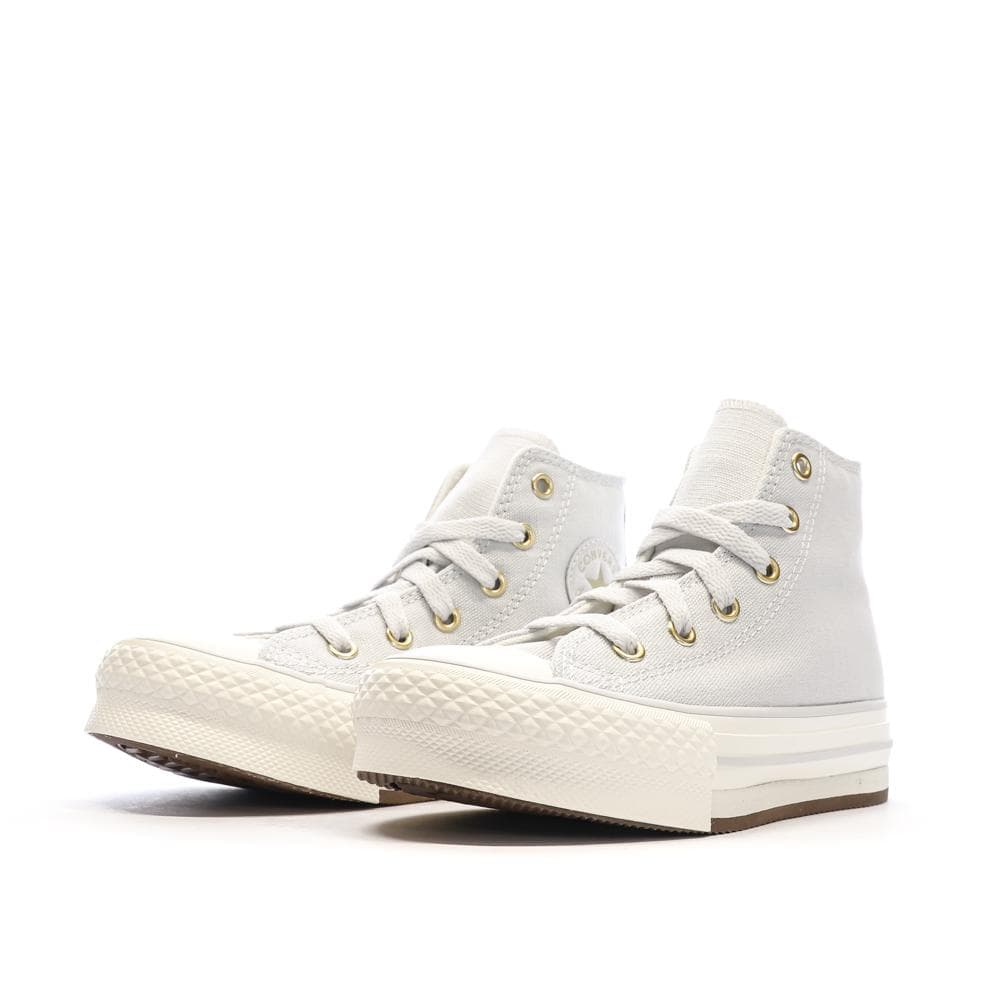 Baskets Grises Fille Converse All Star Eva A10382C 6