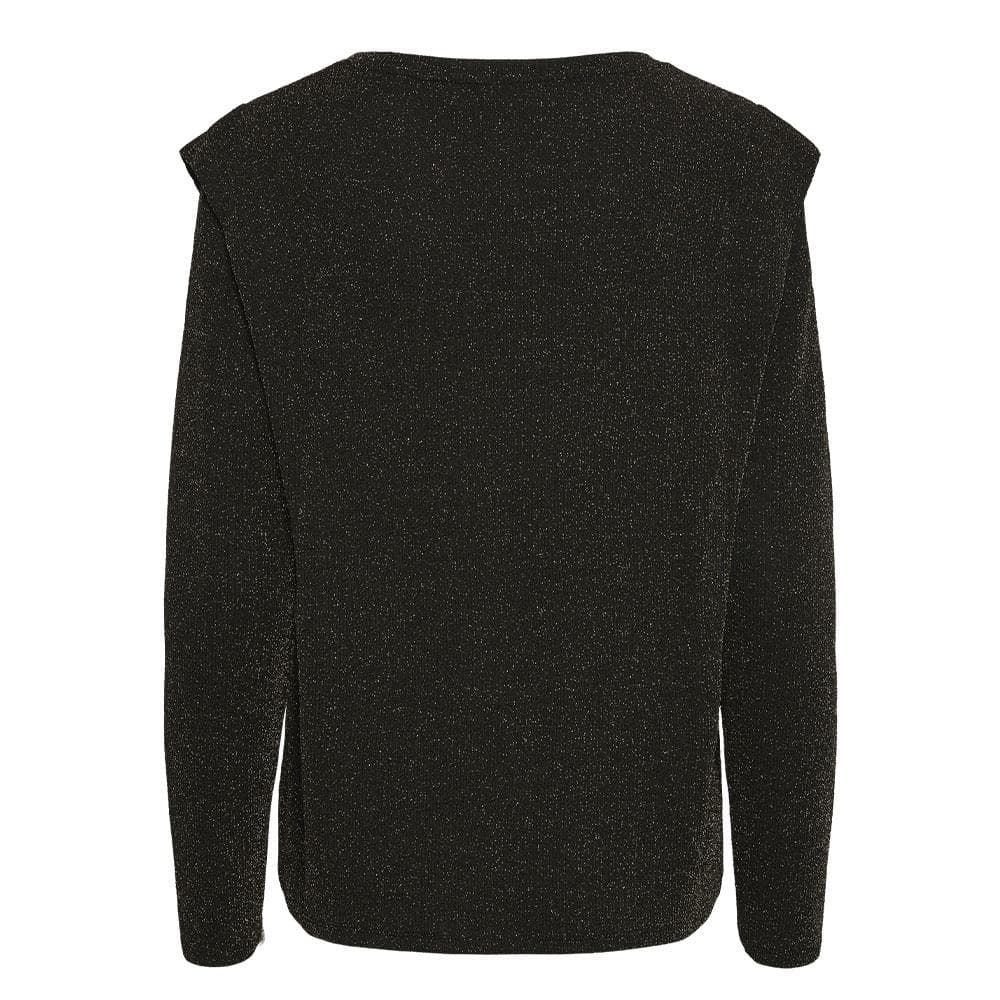 T-Shirt Manches Longues Noir Femme Pieces Nora 2