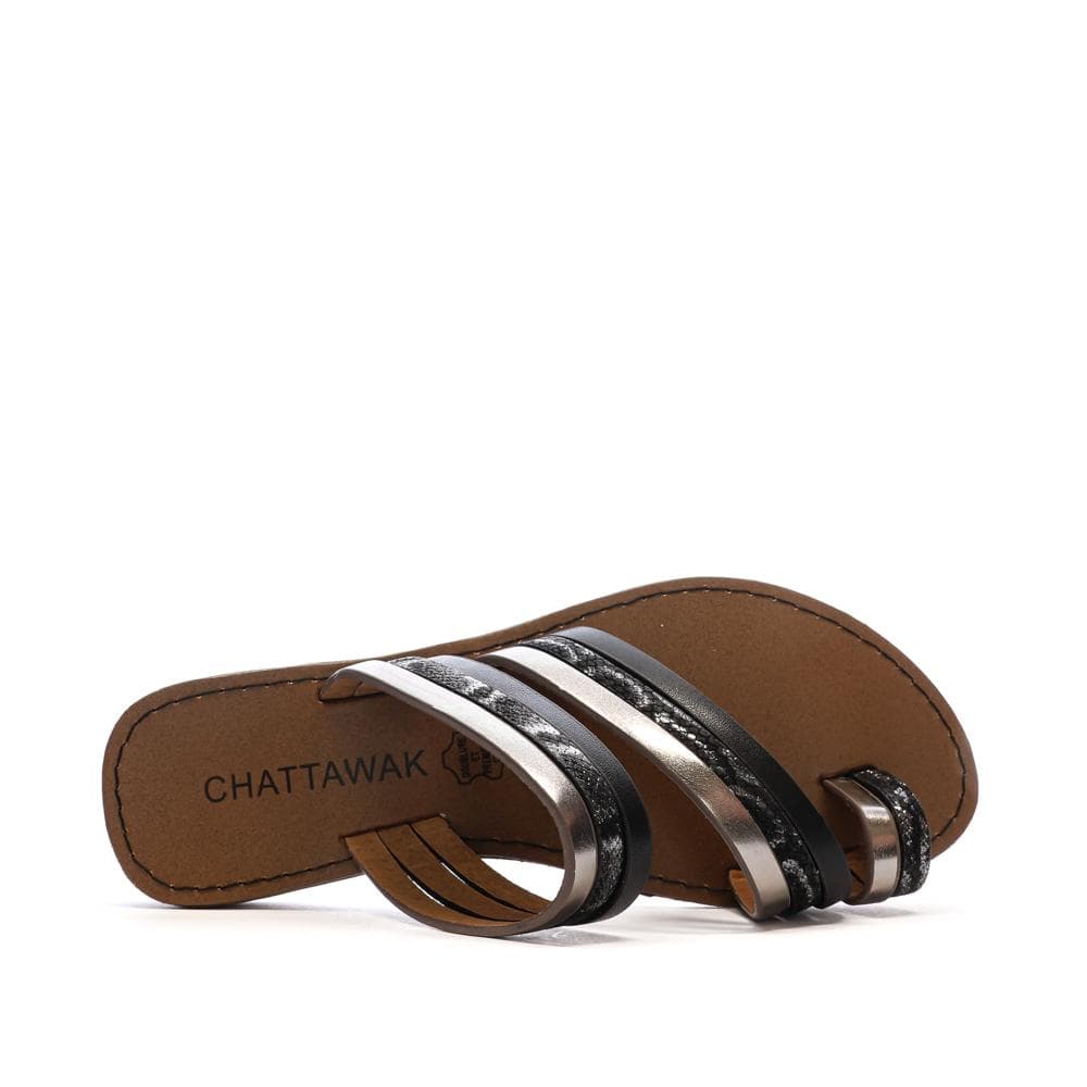 Sandales Noir femme Chattawak Summer 4