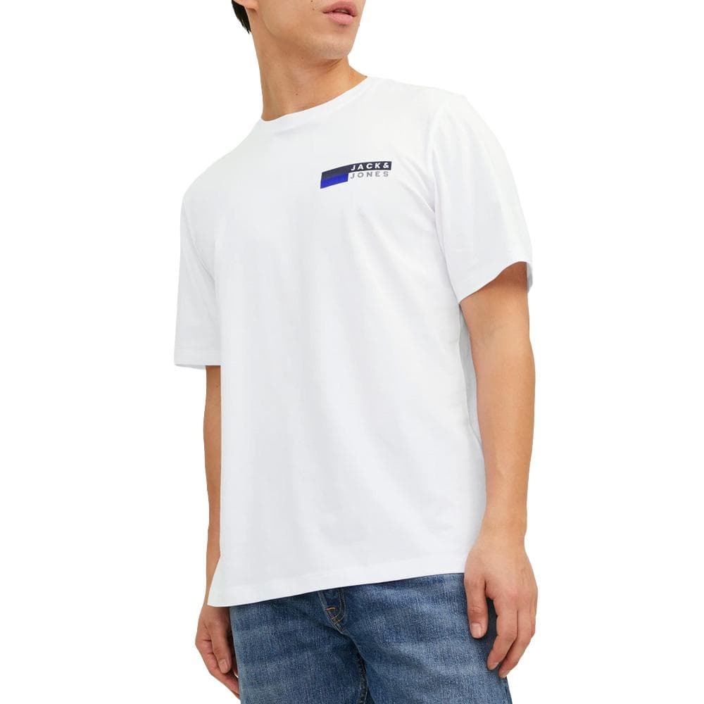 T-Shirt Blanc Garçon Jack & Jones Corpss 1