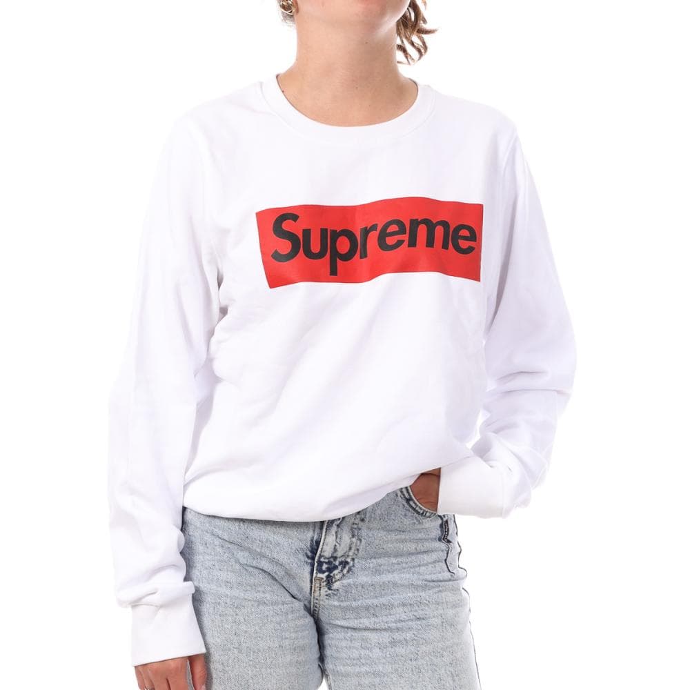 Sweat Blanc/Rouge Femme Supreme Grip Maya 1