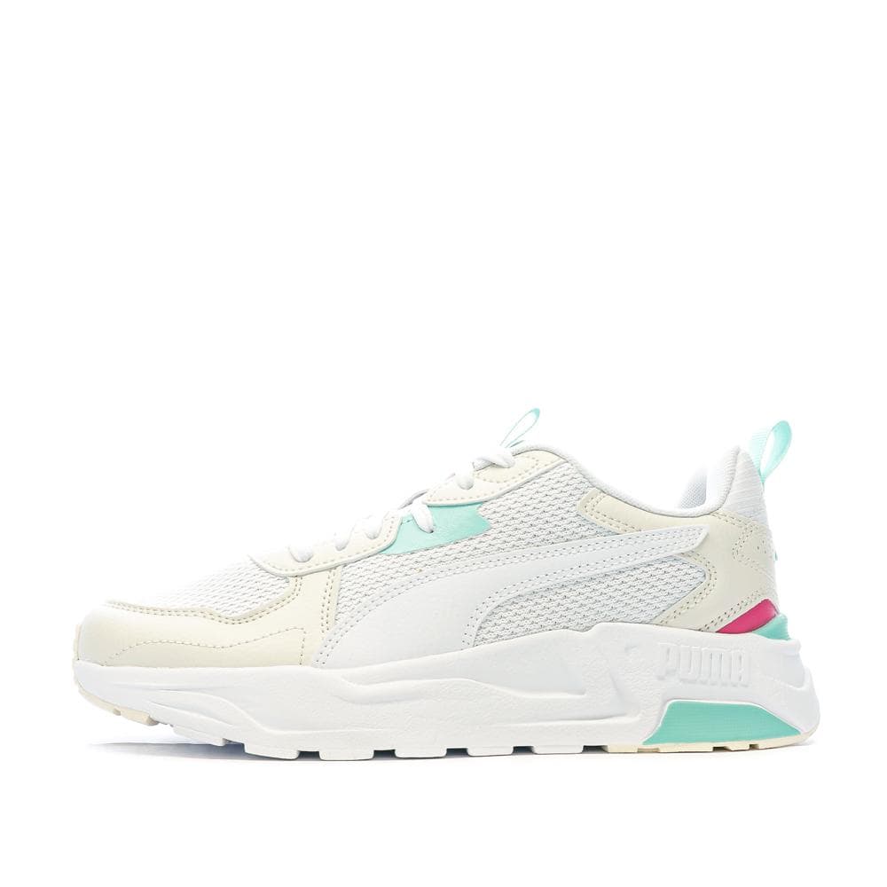 Baskets Blanches/Bleu/Rose Homme Puma Trinity Lite 1