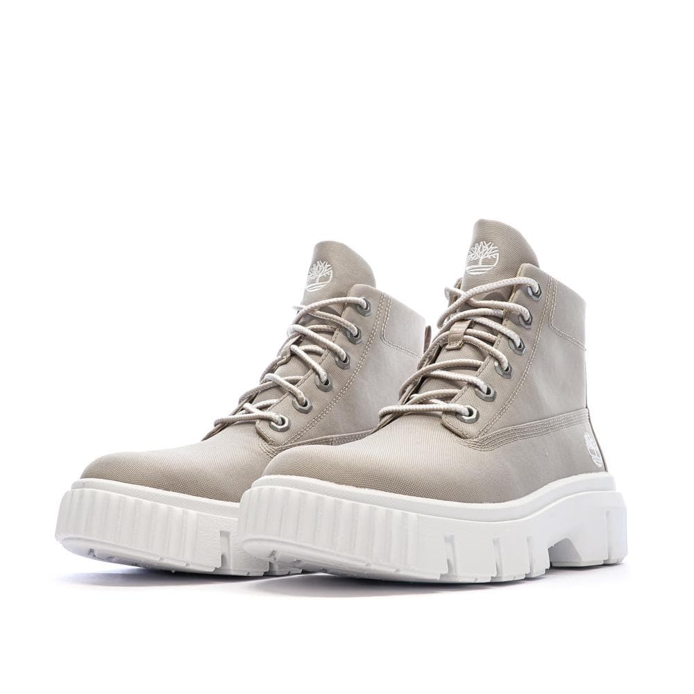 Bottines Beige Femme Timberland Greyfield Mid Lace Up 6