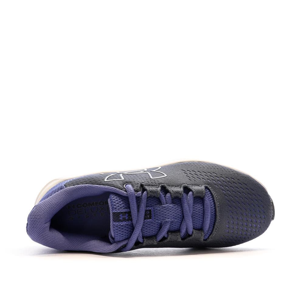 Chaussures de Running Noire/Bleu Femme Under Armour Charged Pursuit 4
