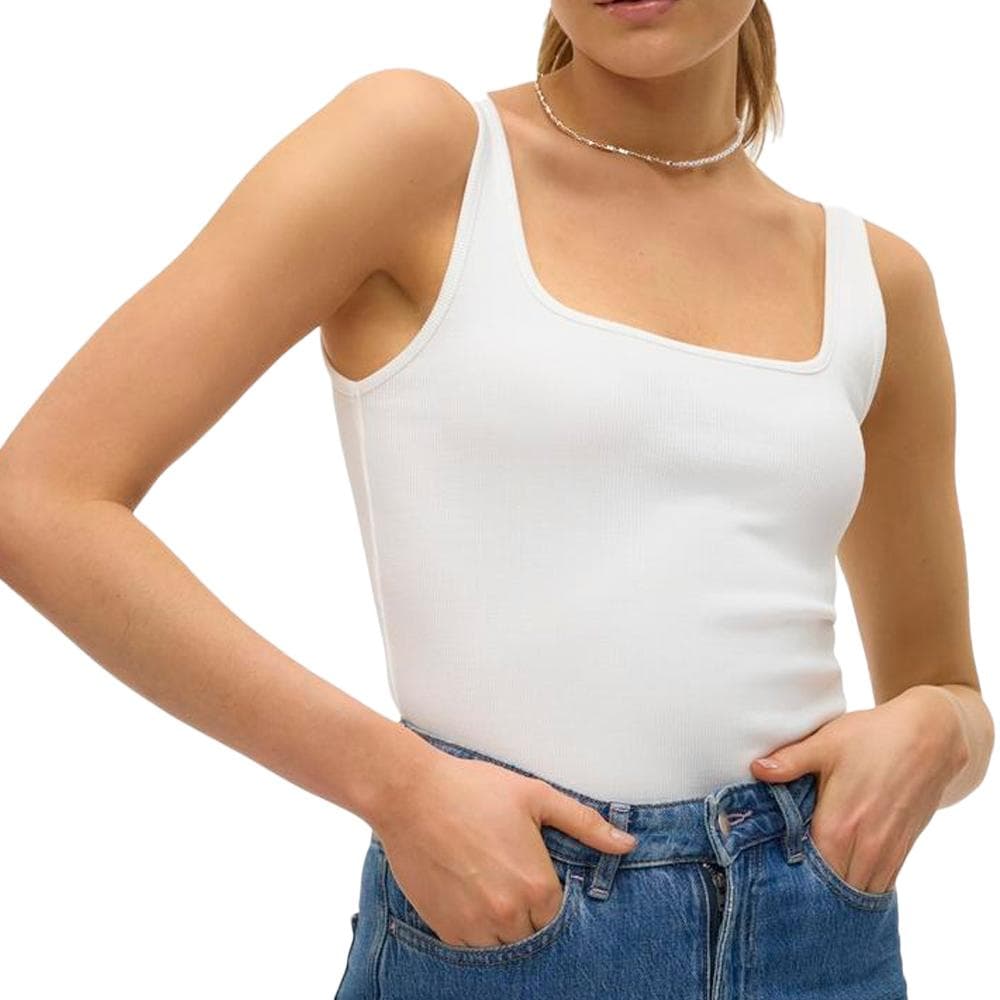 Débardeur Blanc Femme Vero Moda Chloe 1