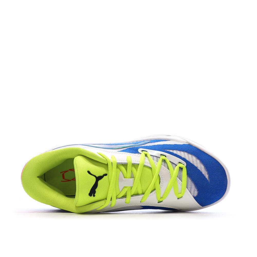 Chaussures de Basketball Blanches/Bleu Homme Puma All-pro Nitro 4