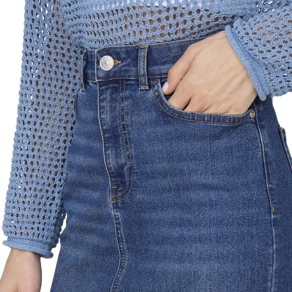 Jupe Mi-longue Bleu Femme Only Marcella 3
