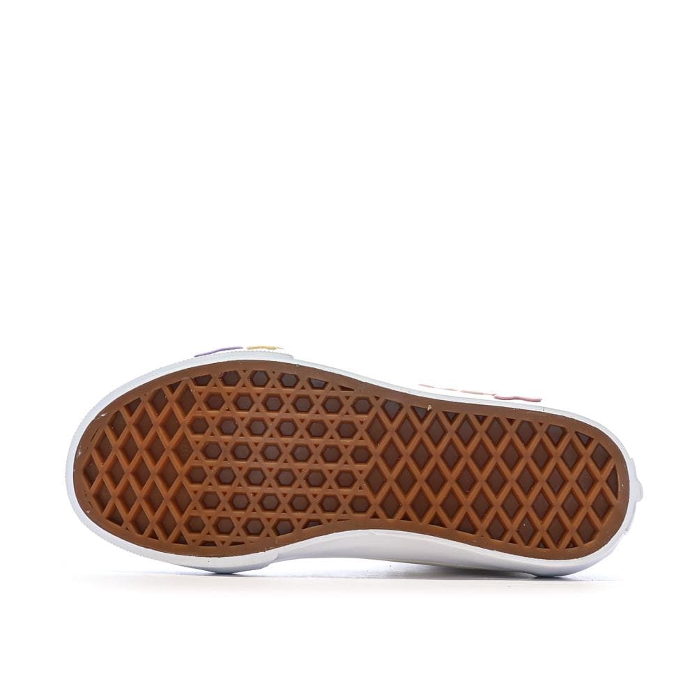 Baskets Beiges Fille Vans Flower 5