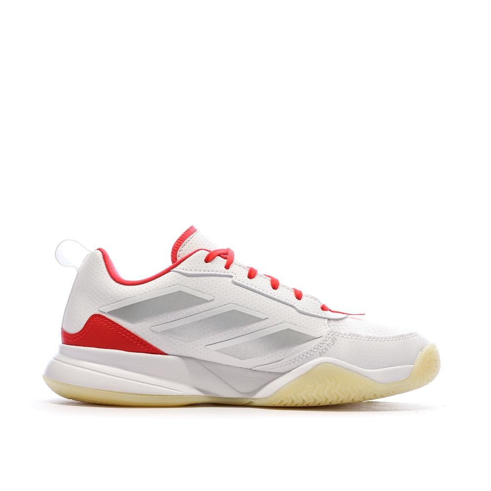 Chaussures de Tennis Blanc/Rouge Femme Adidas Avaflash 2