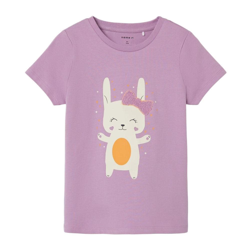 T-shirt Violet Fille Name it Hilde 1