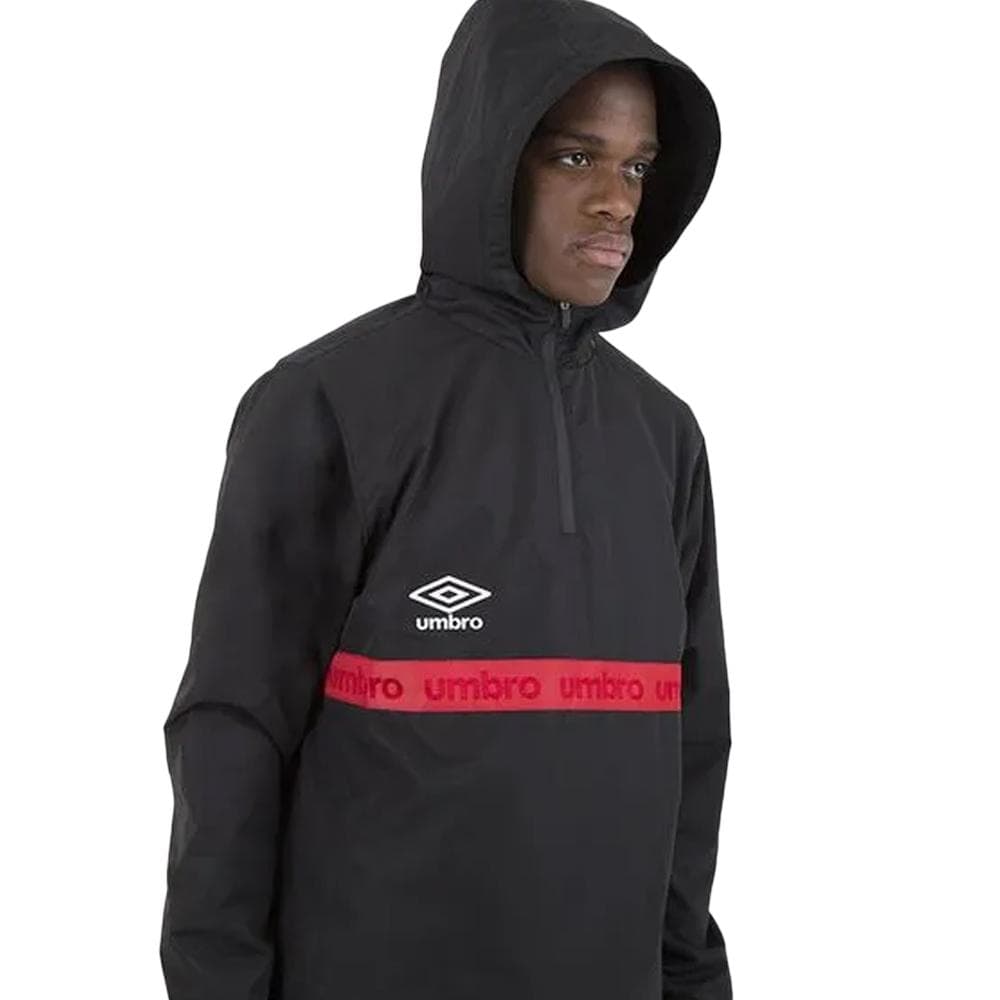 Veste Noire Homme Umbro Pop Over 2