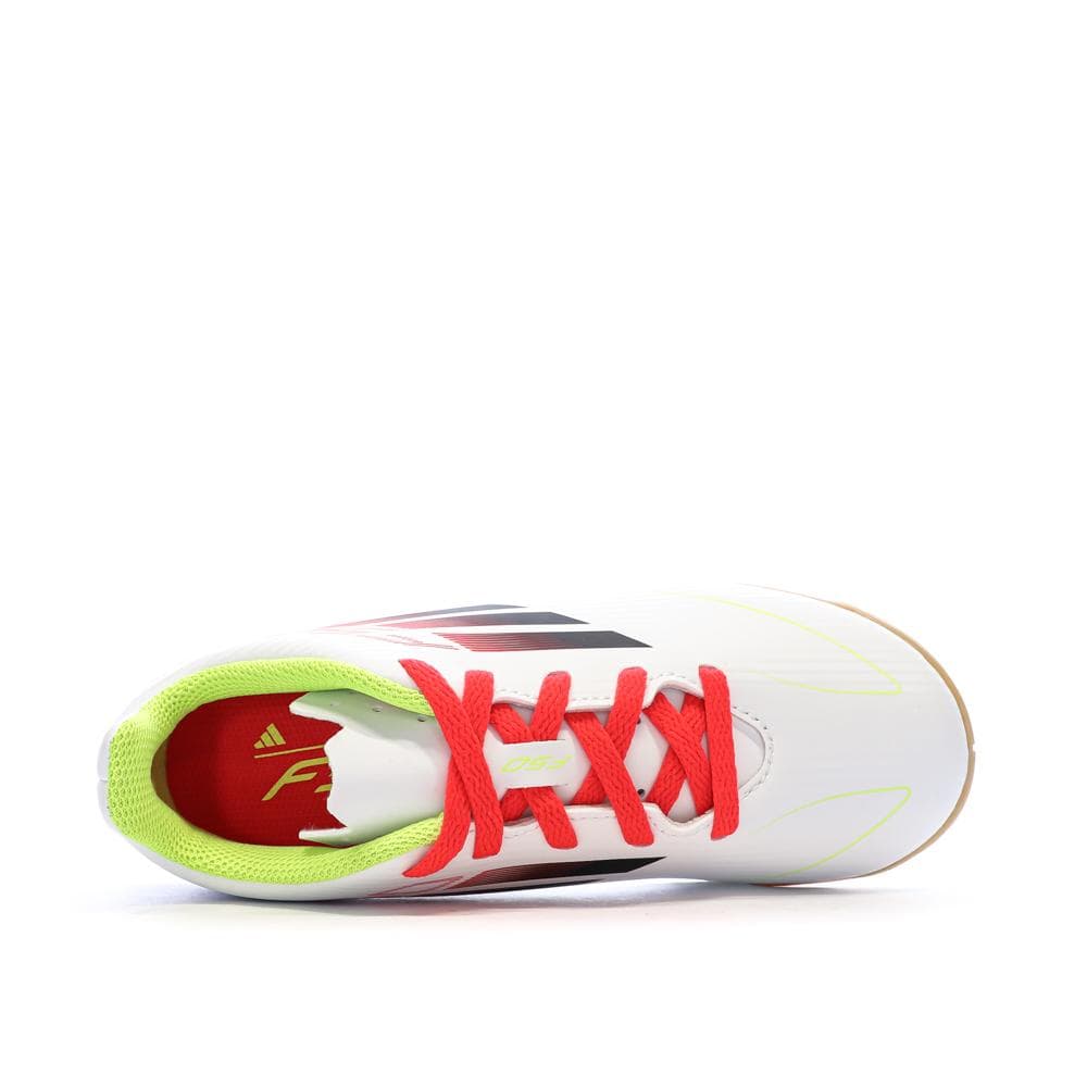 Chaussures de football Blanc Garçon Adidas F50 Club 4