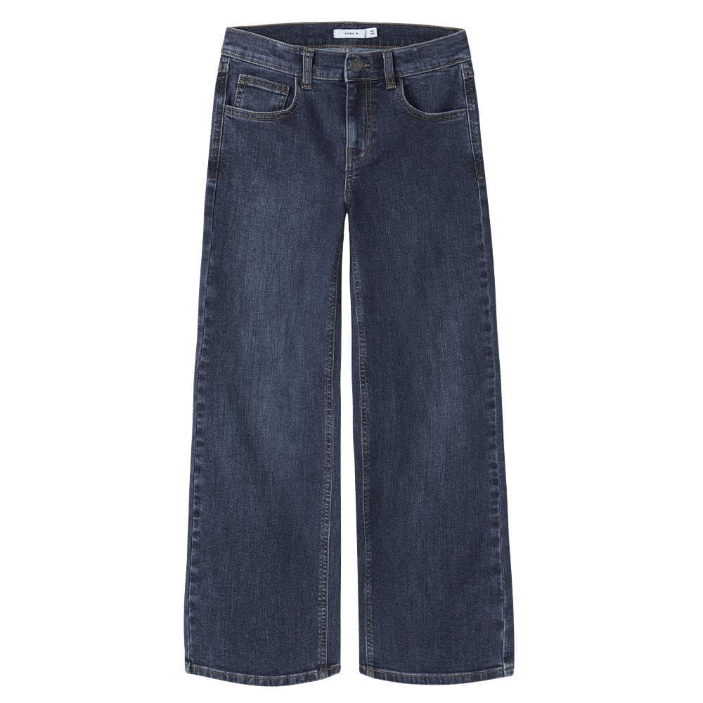 Jean Large Bleu Foncé Fille Name it Frose Wide 1