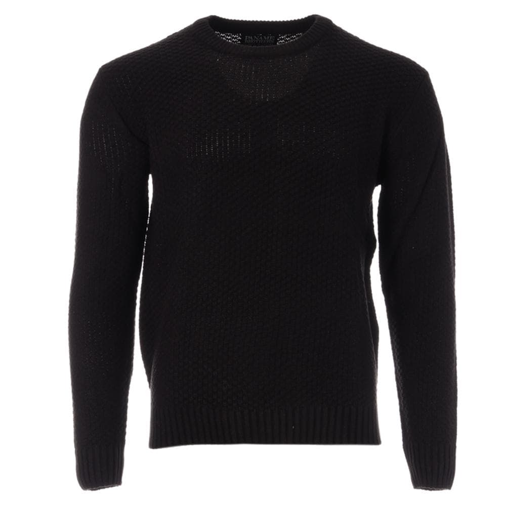 Pull Noir Homme Paname Brothers 1018 1