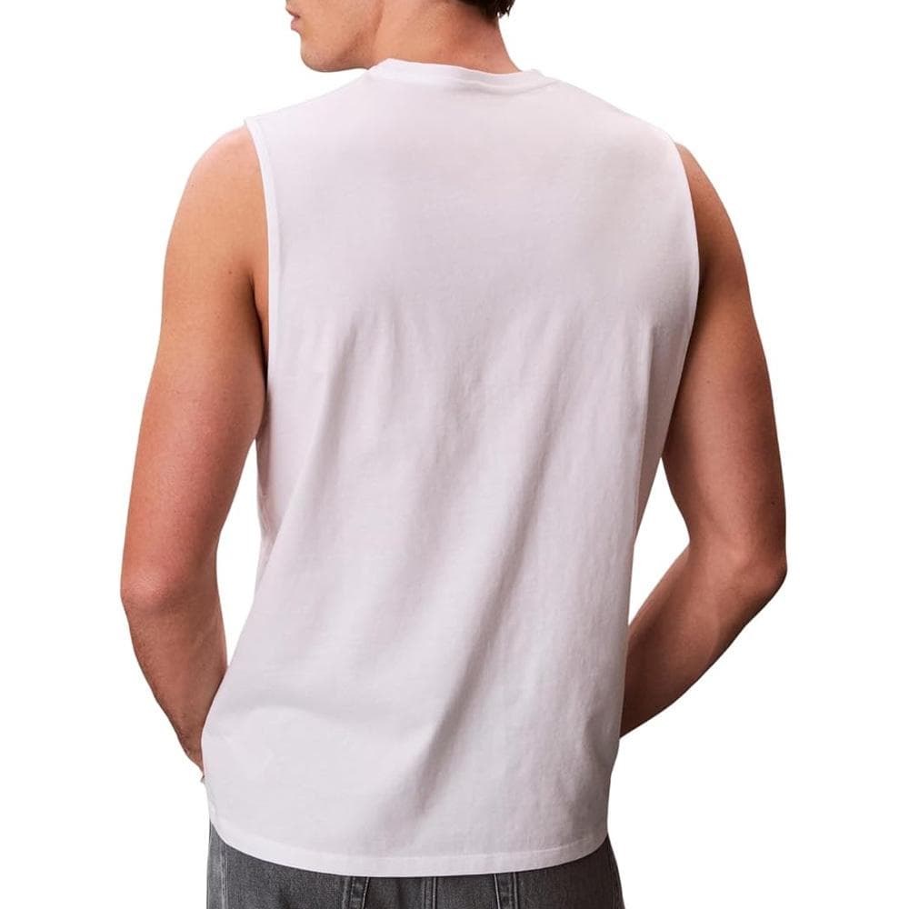 Débardeur Blanc Homme Calvin Klein Jeans 30s 2