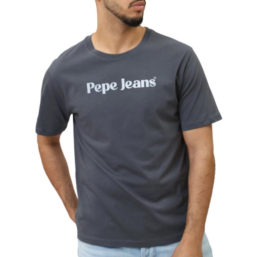 T-shirt Gris Homme Pepe Jeans Clifton 1