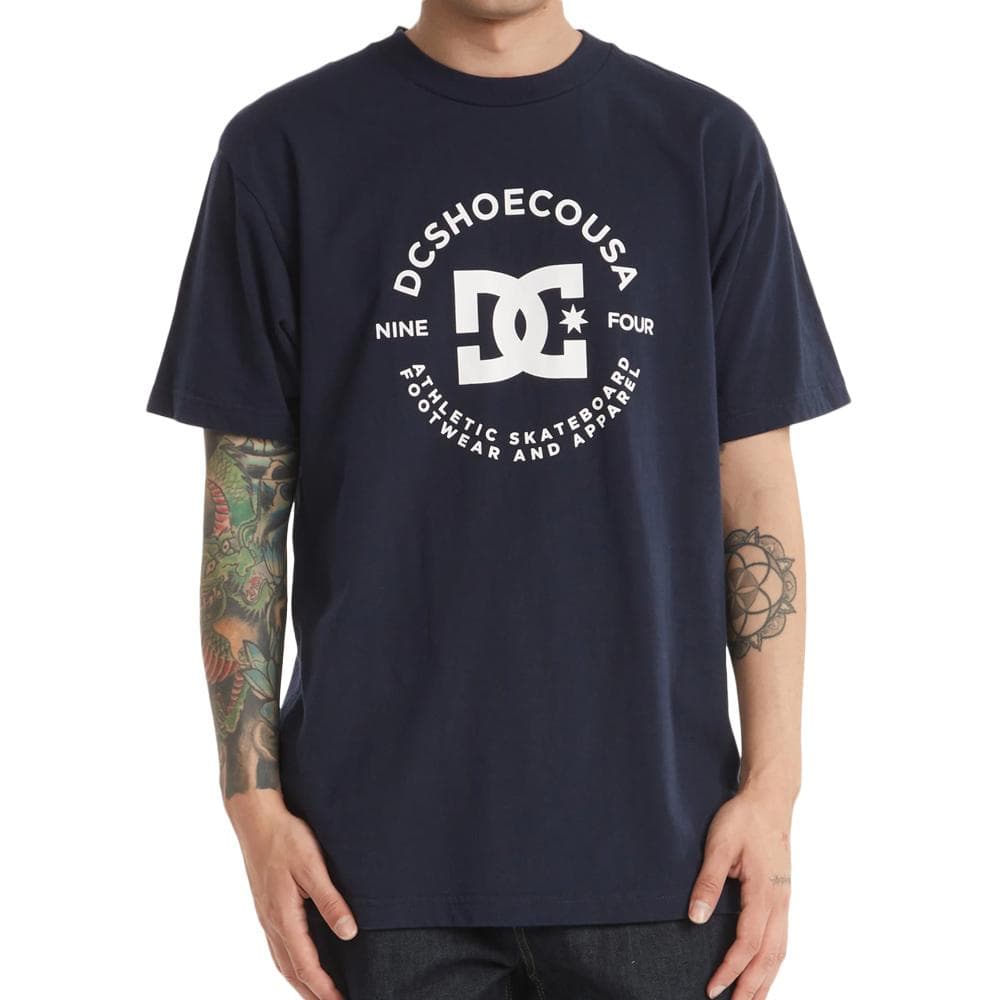 T-Shirt Marine Homme Dc shoes Pilot 1