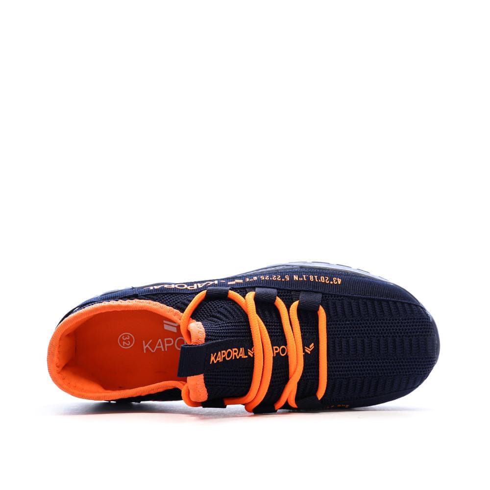 Baskets Marine/Orange Garçon Kaporal Dofini 4