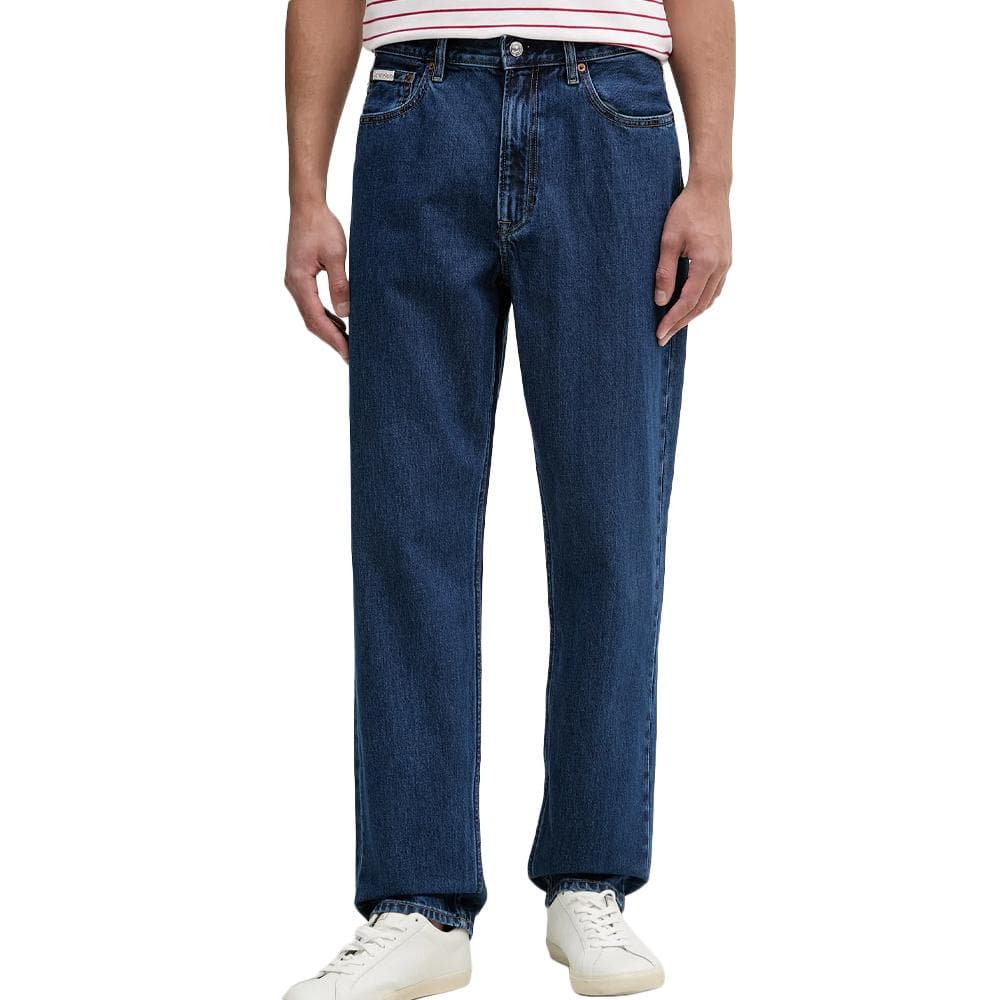 Jean Droit Marine Homme Calvin Klein 90s Taper 1