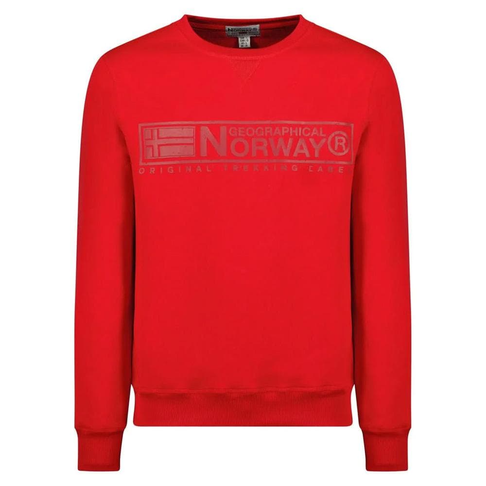 Sweat Rouge Homme Geographical Norway Gantoine 1
