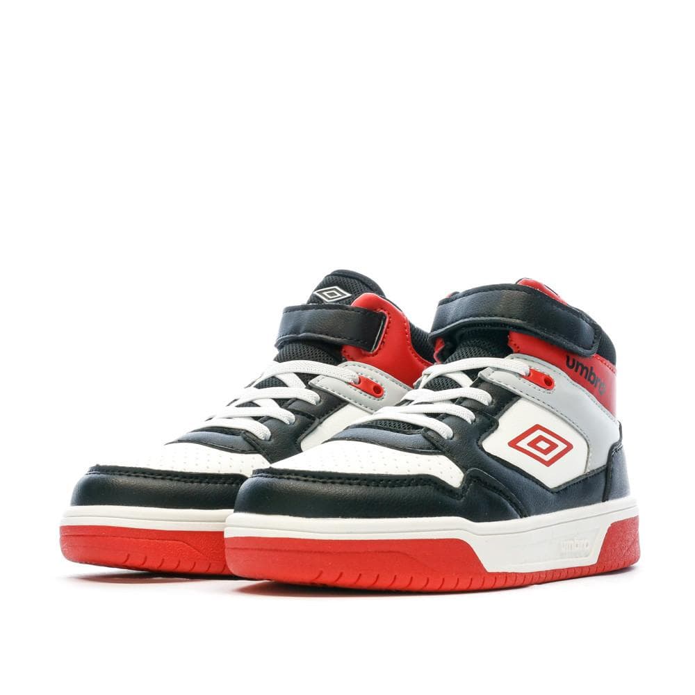 Baskets Noires/Rouges/Blanches Garçon Rouge Umbro Olly Vlc 6