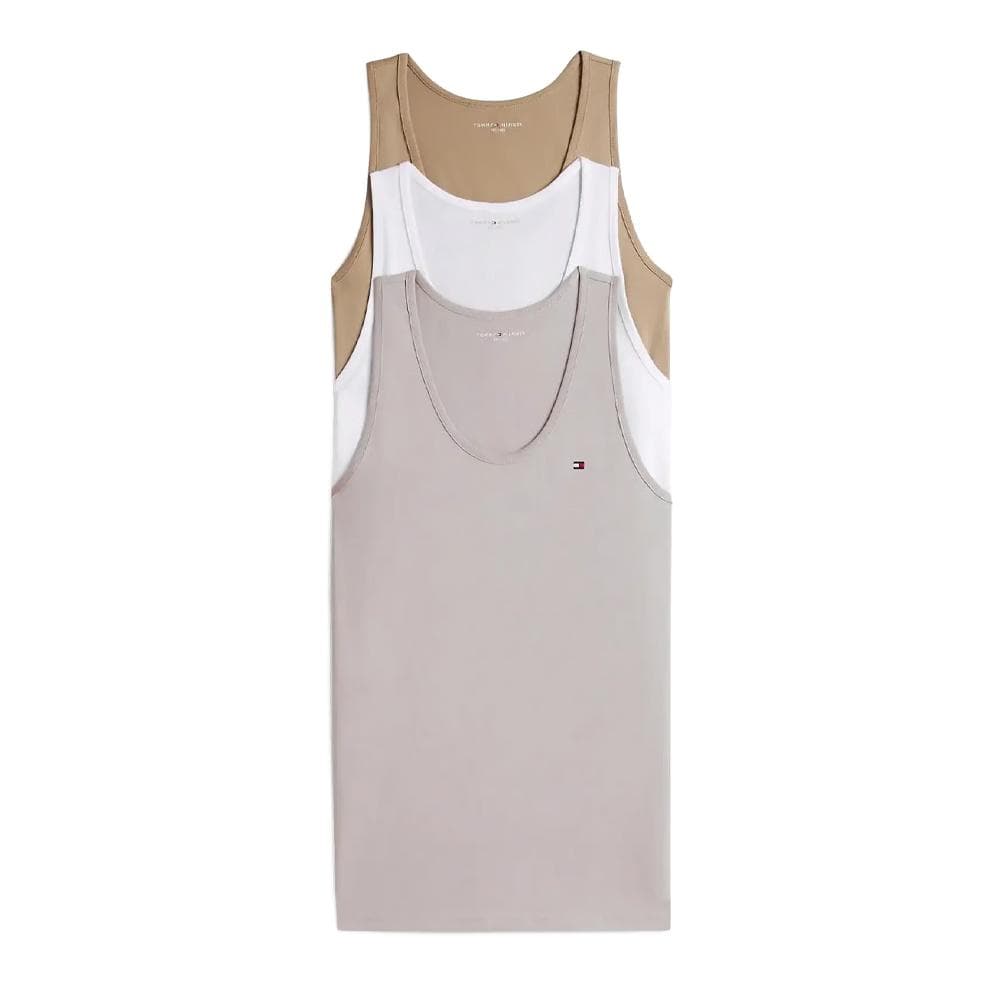 Débardeur Blanc/Beige Homme Tommy Hilfiger Tank 1