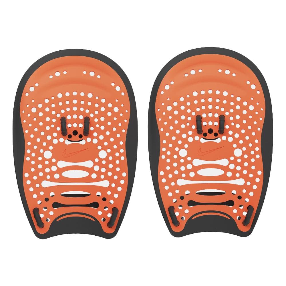 Plaquettes de Natation Noir/Orange Nike Ness 1