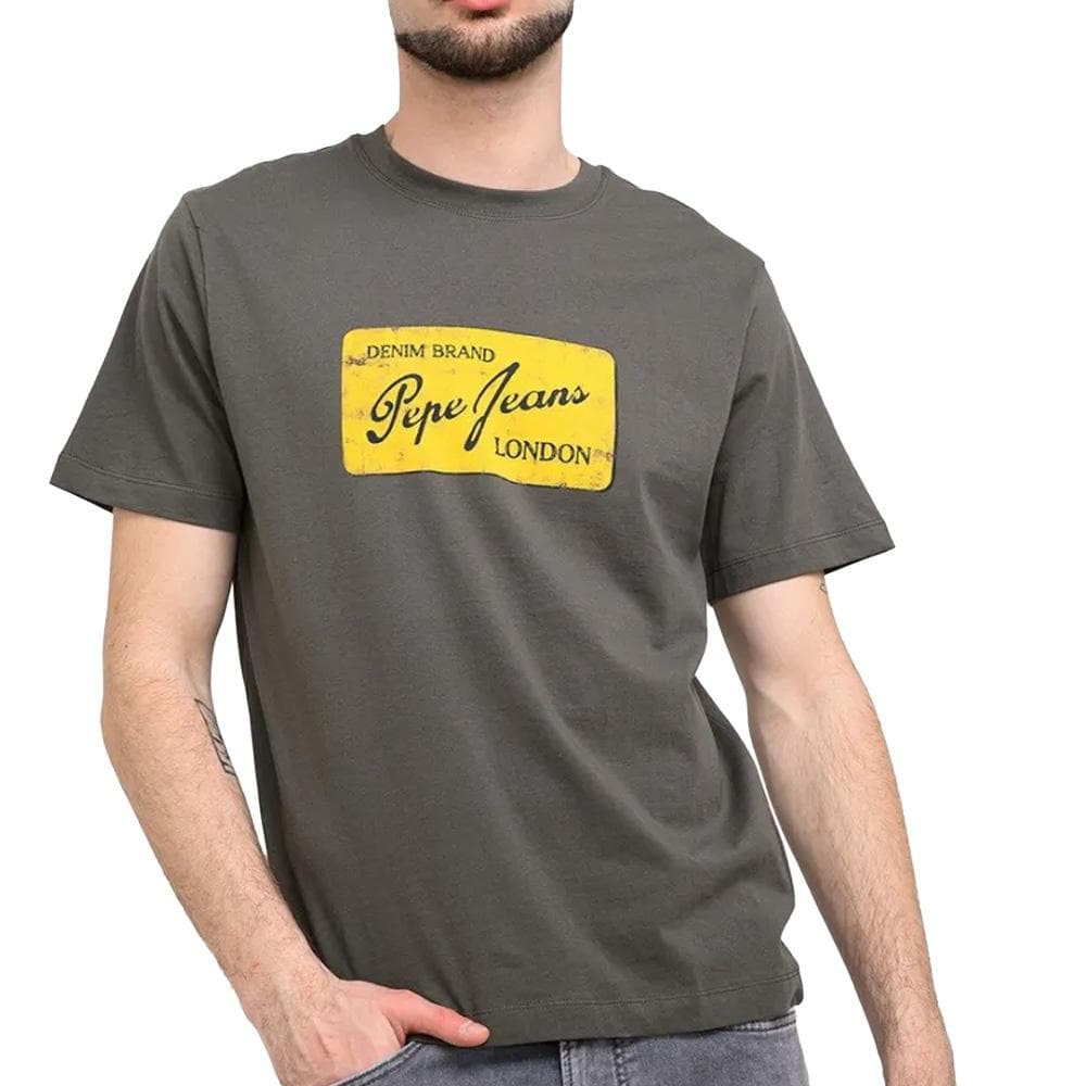 T-Shirt Vert Homme Pepe jeans Originals 1