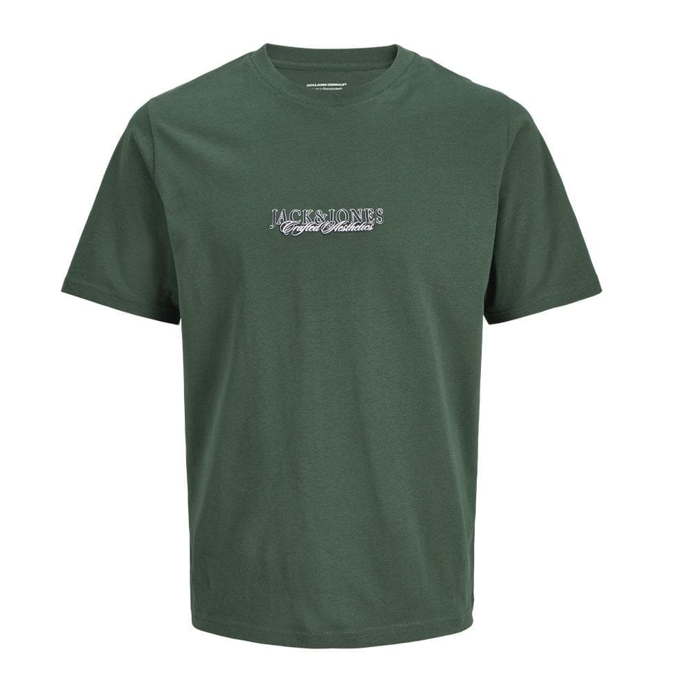 T-Shirt Vert Garçon Jack & Jones Bleecker 2