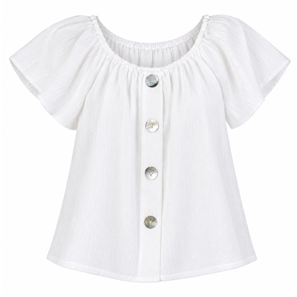 Blouse Blanche Bébé Fille P'tit Mome Pauline 1