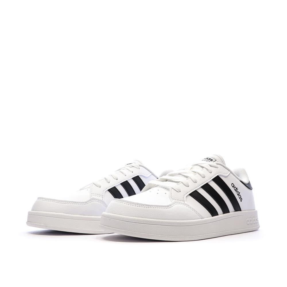 Baskets Blanches/Noires Homme Adidas Breaknet 6