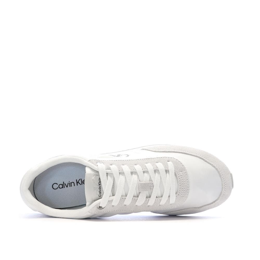 Baskets Blanc/Gris Homme Calvin Klein Jeans Retros 4