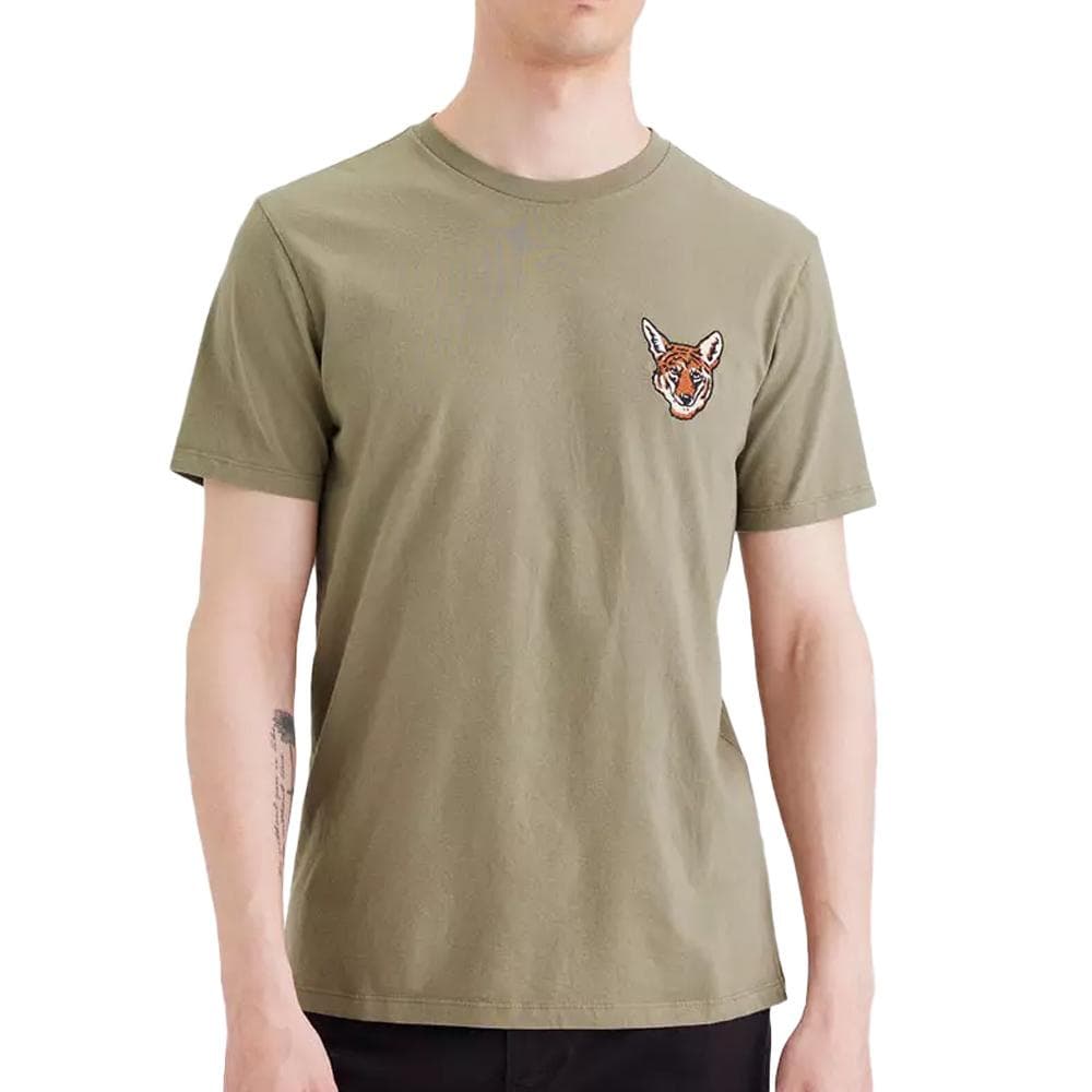 T-shirt Vert Homme Dockers Graphic Neutrals 1