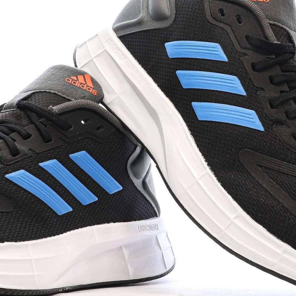 Chaussures de running Noires/Bleu Homme Adidas Duramo 10 7
