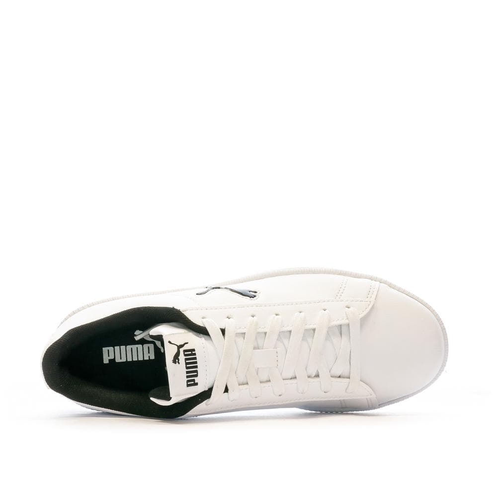 Baskets Blanches/Noires Garçon Puma Cat 4