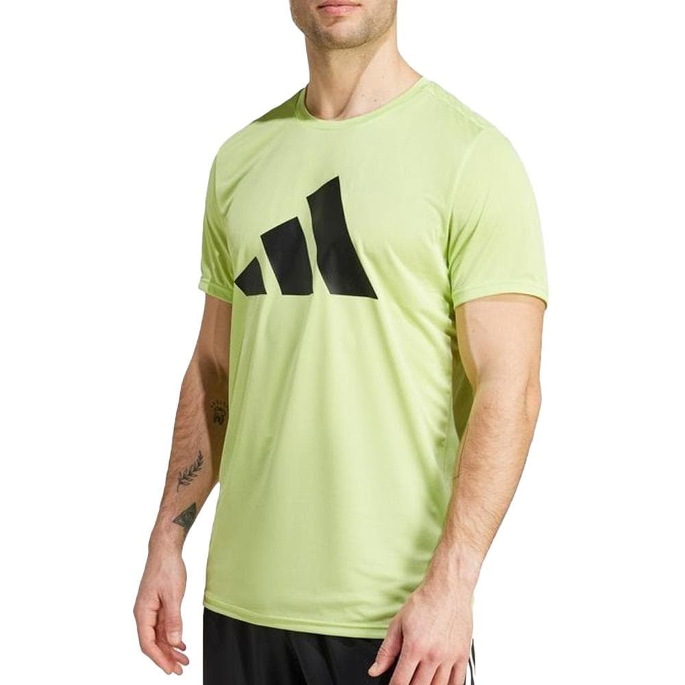 T-shirt Vert Homme Adidas Run It 1