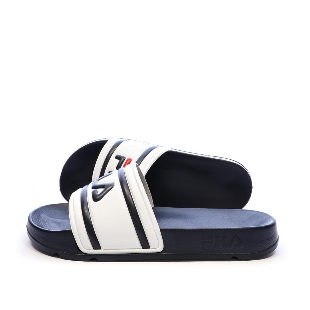 Claquettes Marines/Blanches Homme Fila Morro 1