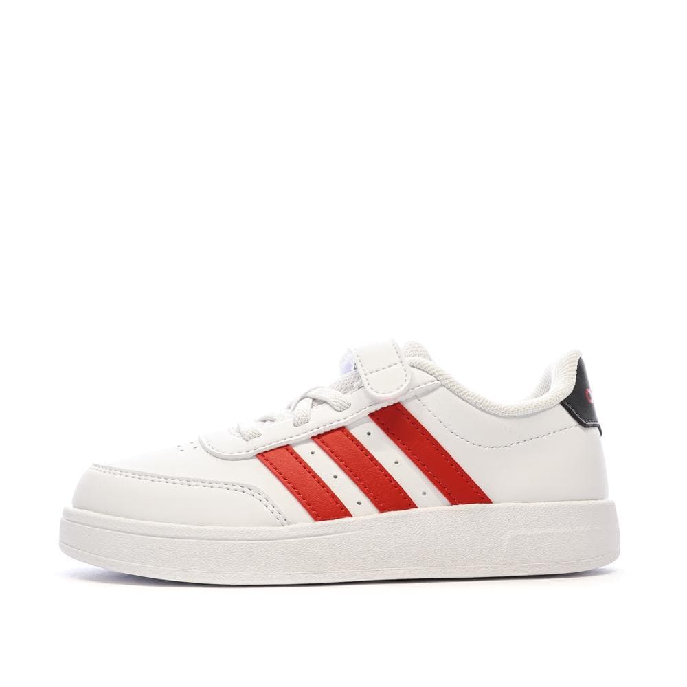 Baskets Blanc/Rouge Garçon Adidas Breaknet 2.0 1