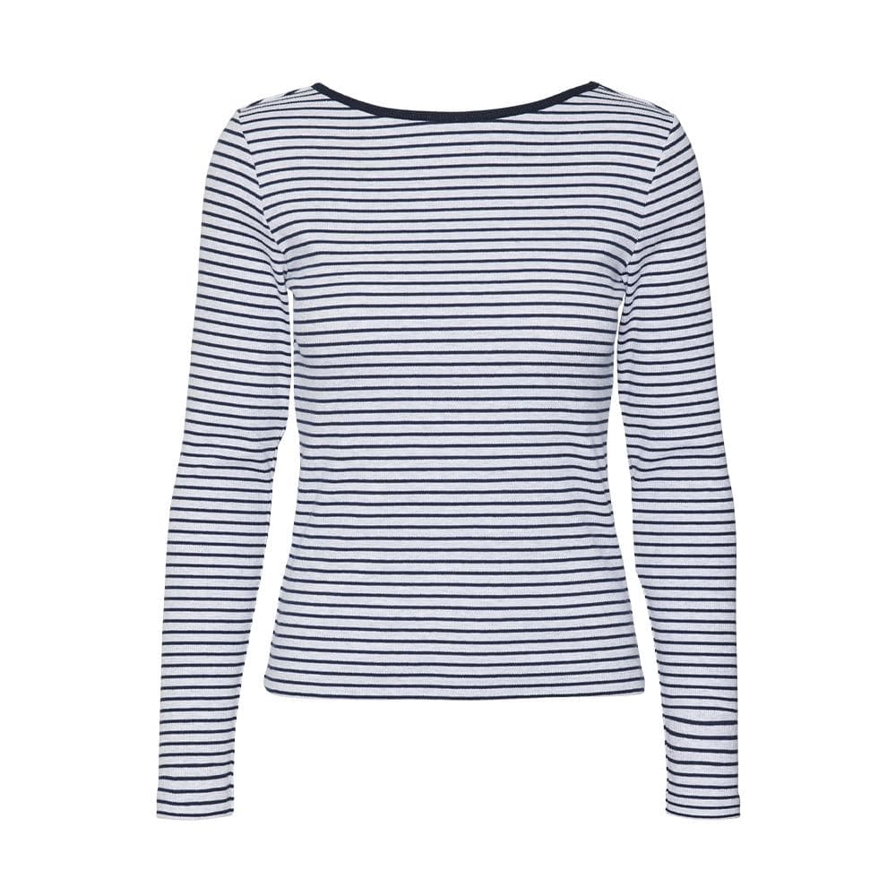 Top Gris/Marine à rayures Femme Vero Moda Chloe 1