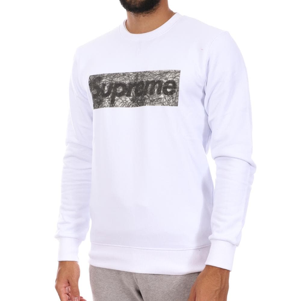 Sweat Blanc Homme Supreme Grip Alaba 1
