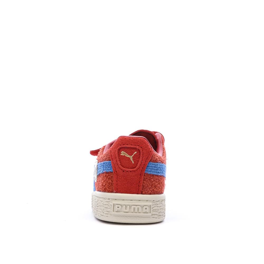 Baskets Rouge Garçon Puma Suede One Piece 3