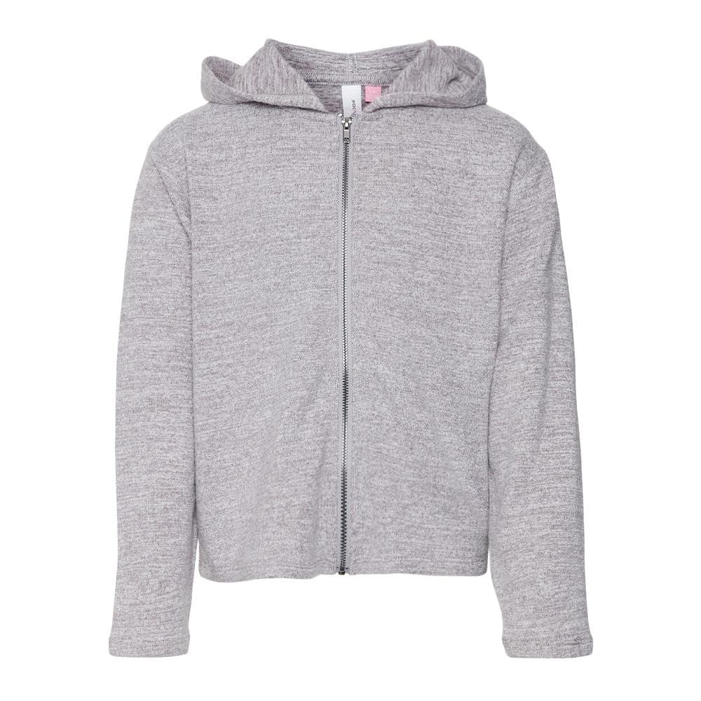 Sweat Zippé Gris Clair Fille Vero Moda Bella 1