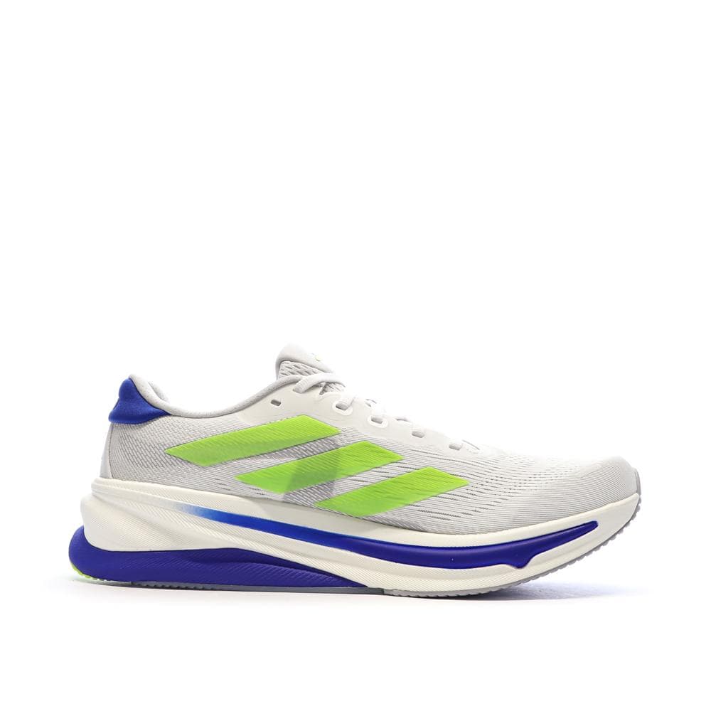 Chaussures de sport Blanches/Jaunes/Bleu Homme Adidas Supernova 2