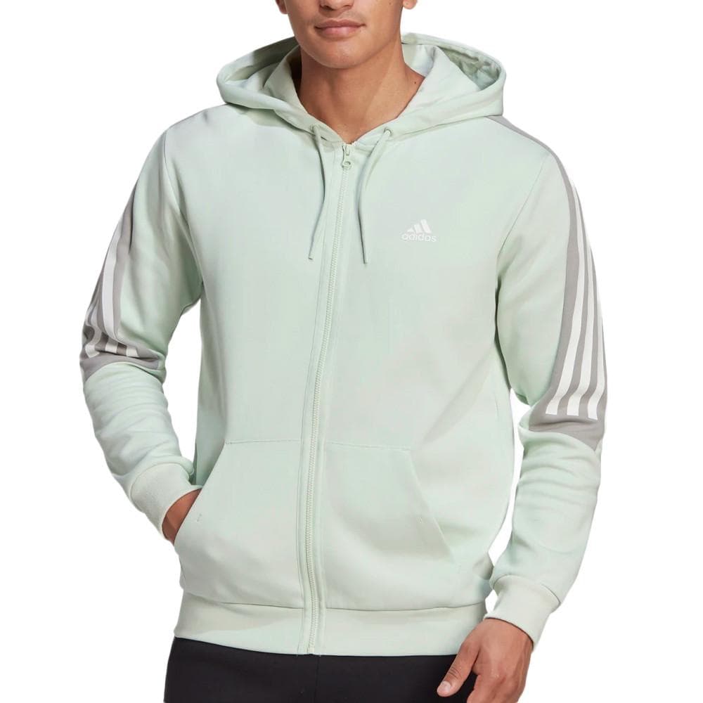 Sweat Vert Clair Homme Adidas M Fi 3s Fz 1